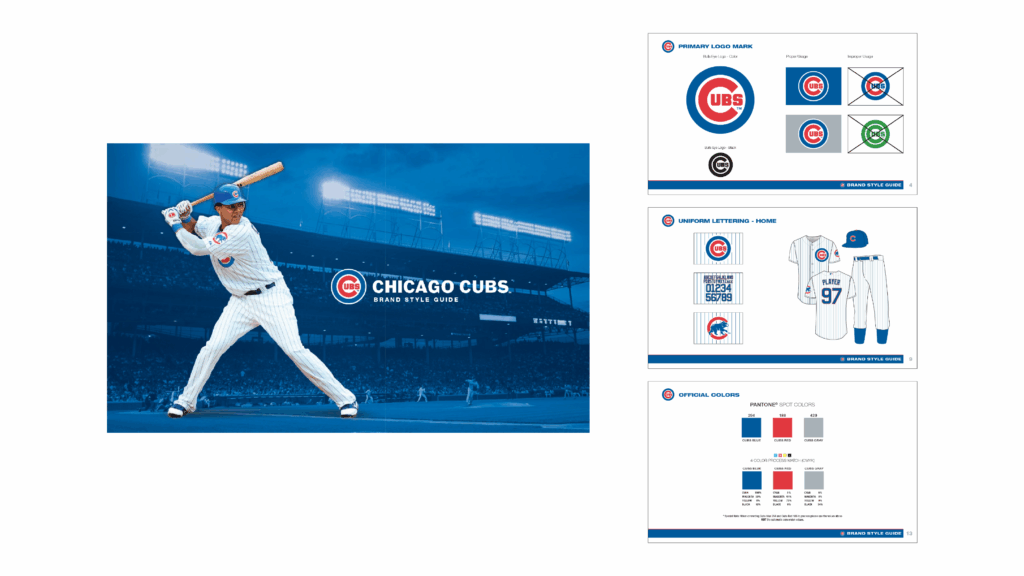 Cubs Brand Style Guide Slider