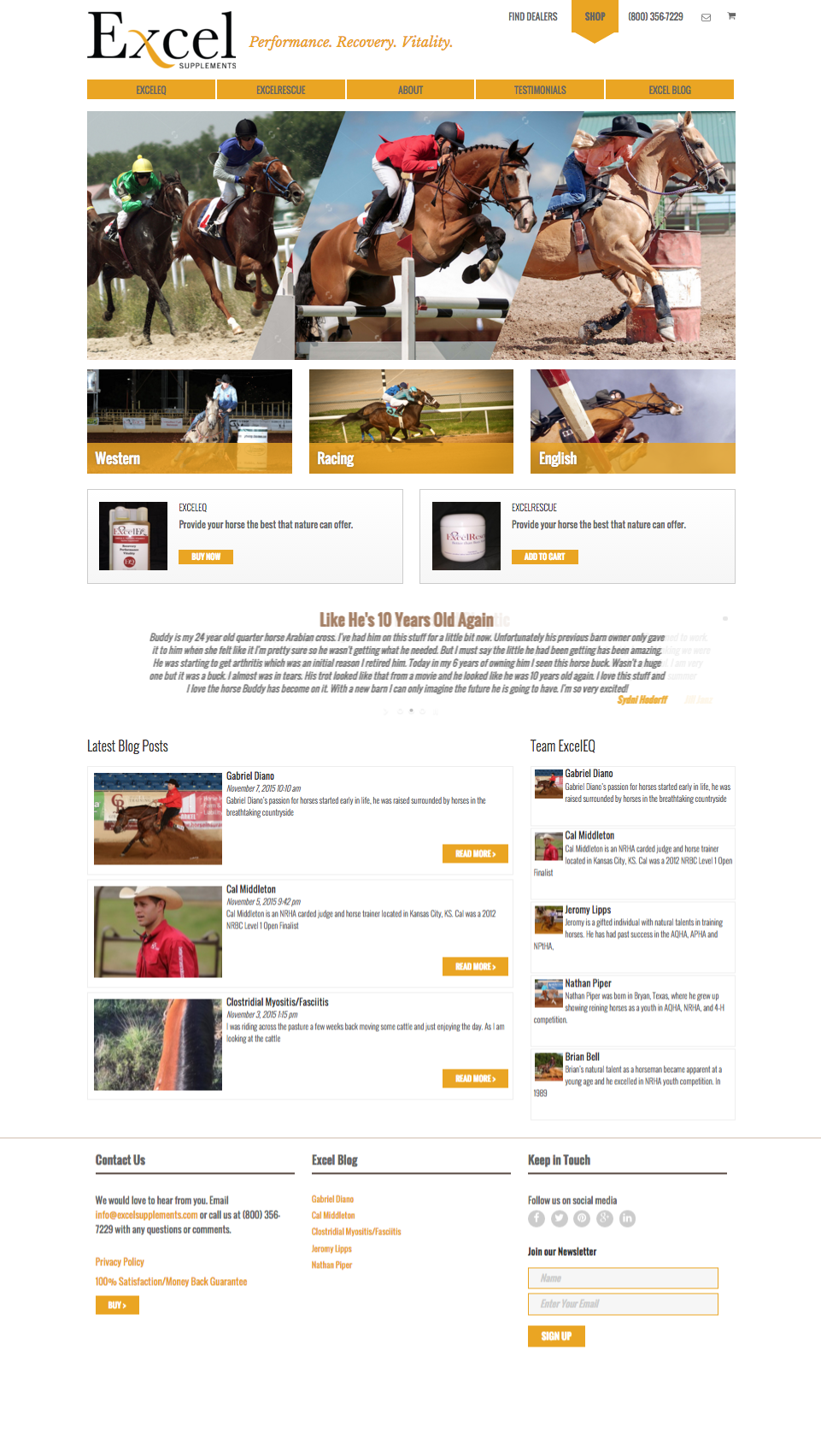 Excel EQ Homepage